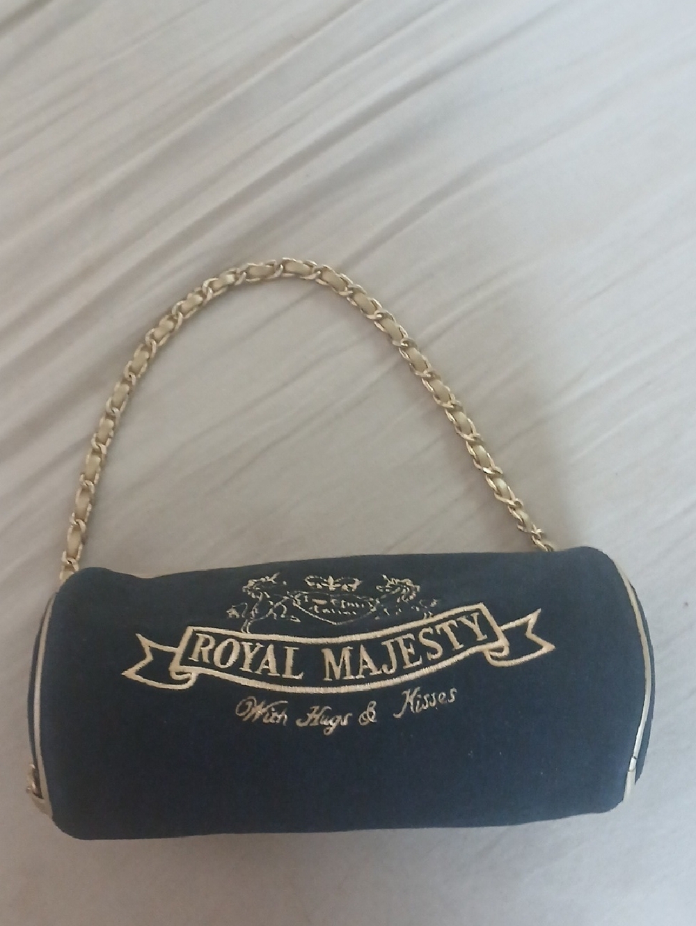 Juicy Royal Majesty Black Barrel Bag Mini